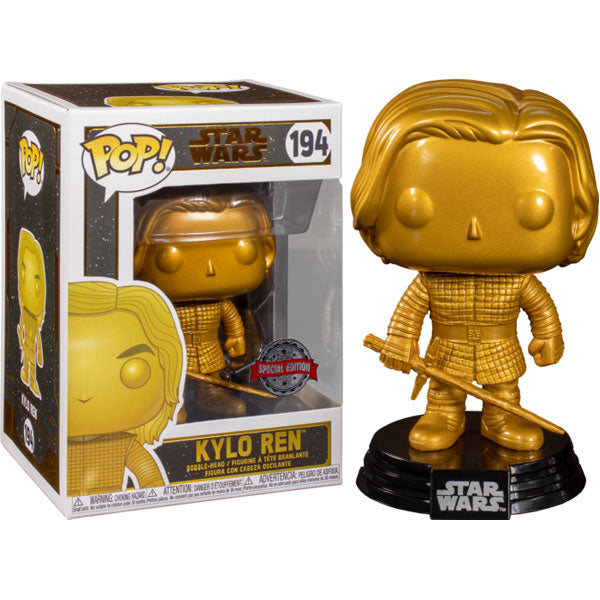 Star Wars - Kylo Ren Gold Metallic US Exclusive Pop! Vinyl