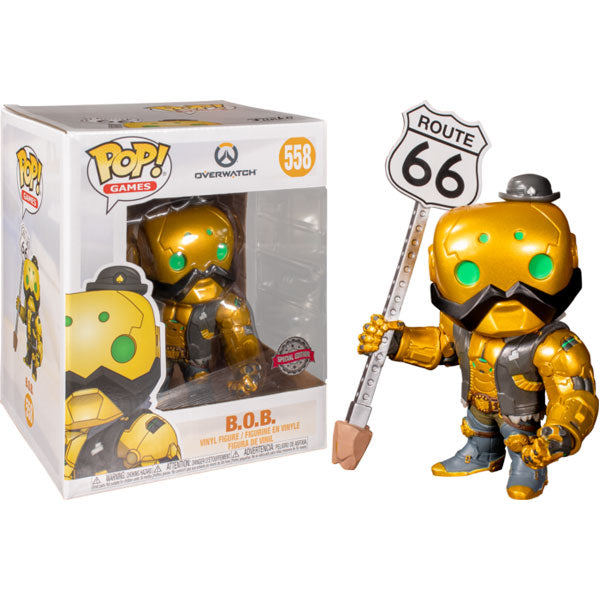 Overwatch - B.O.B. Metallic US Exclusive 6 Inch Pop! Vinyl