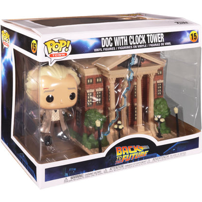 Back to the Future - Doc with Clock Tower Pop! Town