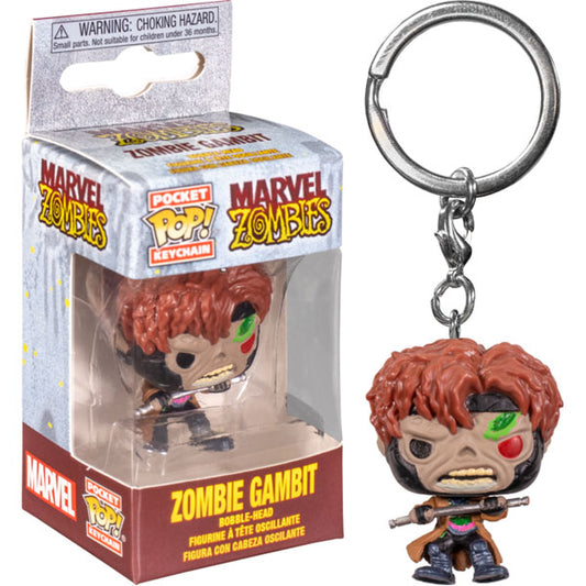 Marvel Zombies - Gambit Pocket Pop! Keychain