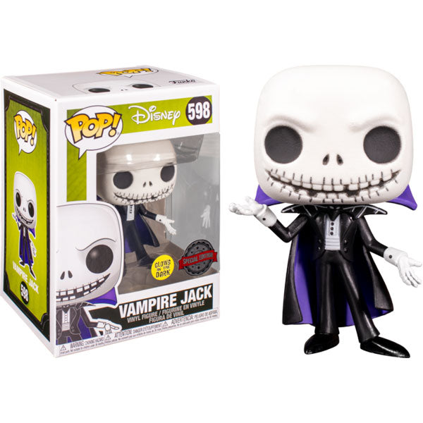 The Nightmare Before Christams - Jack Vampire Glow US Exclusive Pop! Vinyl