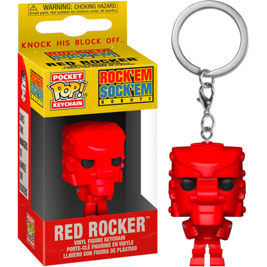 Mattel - Rock Em Sock Em Robot Red Pocket Pop! Keychain