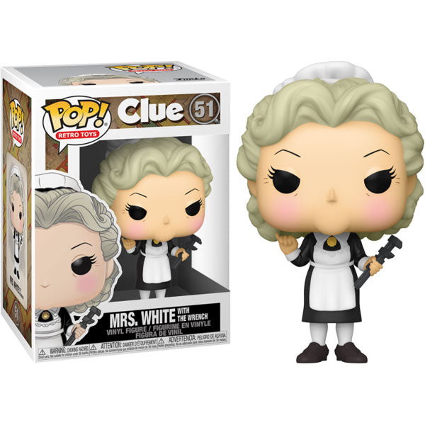 Clue - Mrs White with Wrench Pop! Vinyl