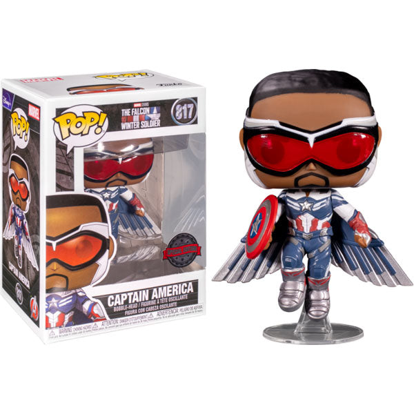 The Falcon and the Winter Soldier - Captain America Flying US Exclusive Pop! Vinyl