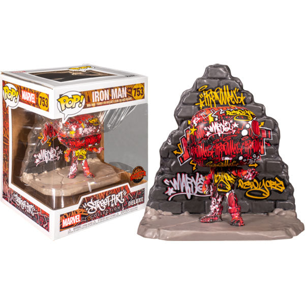 Iron Man - Graffiti Deco US Exclusive Pop! Deluxe