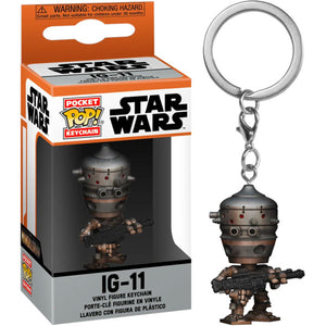 Star Wars: The Mandalorian - IG-11 Pop! Keychain