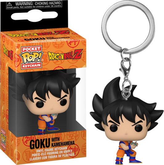 Dragon Ball Z - Goku with Kamehameha Pocket Pop! Keychain