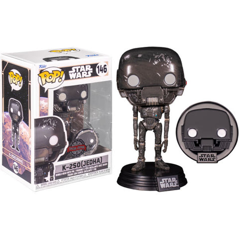 Image of Star Wars: Across the Galaxy - K-2SO US Exclusive Pop! Vinyl with Pin