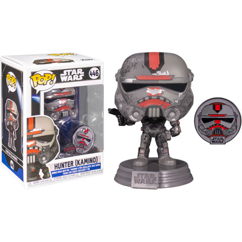 Image of Star Wars: Across the Galaxy - Hunter US Exclusive Pop! Vinyl with Pin