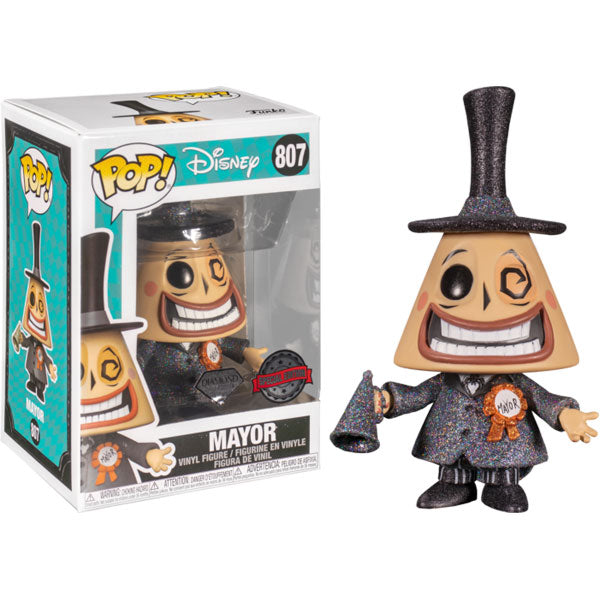 The Nightmare Before Christmas - Mayor with Megaphone US Exclusive Diamond Glitter Pop! Vinyl