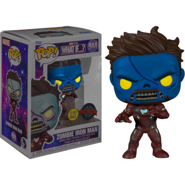 What If - Zombie Iron Man Glow US Exclusive Pop! Vinyl