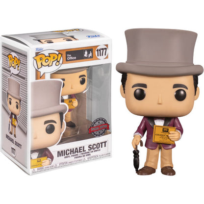 The Office - Michael with Golden Ticket US Exclusive Pop! Vinyl