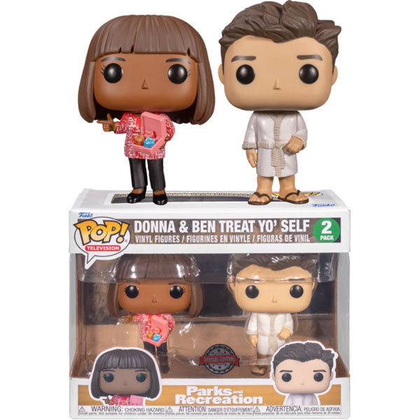 Parks & Rec - Treat yoself US Exclusive Pop! Vinyl 2-Pack