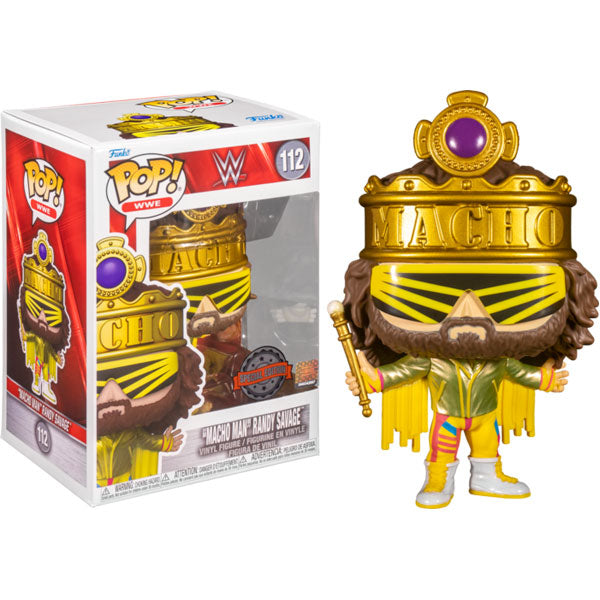 WWE - Macho Man Randy Savage Wrestlemania 6 Metallic US Exclusive Pop! Vinyl