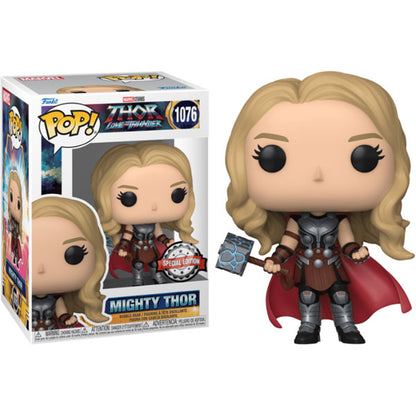 Thor 4: Love and Thunder - Mighty Thor without Helmet Metallic US Exclusive Pop! Vinyl