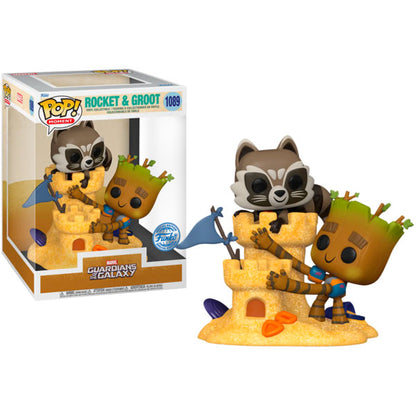 Marvel - Rocket & Groot Beach Day US Exclusive Pop! Moment