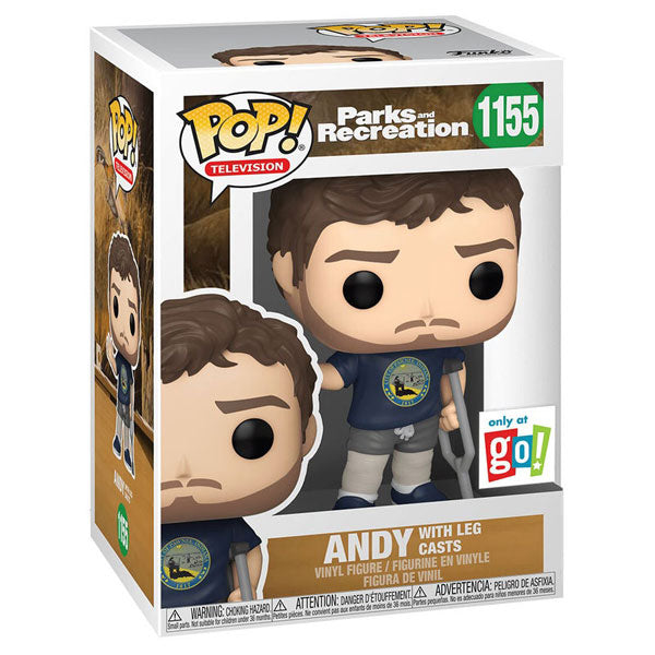 Parks and Recreation - Andy with Leg Casts US Exclusive Pop! Vinyl