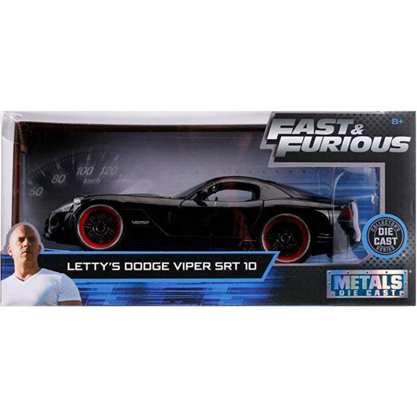 Fast and Furious 8 - 2008 Letty's Dodge Viper SRT 1:24 Scale Hollywood Ride