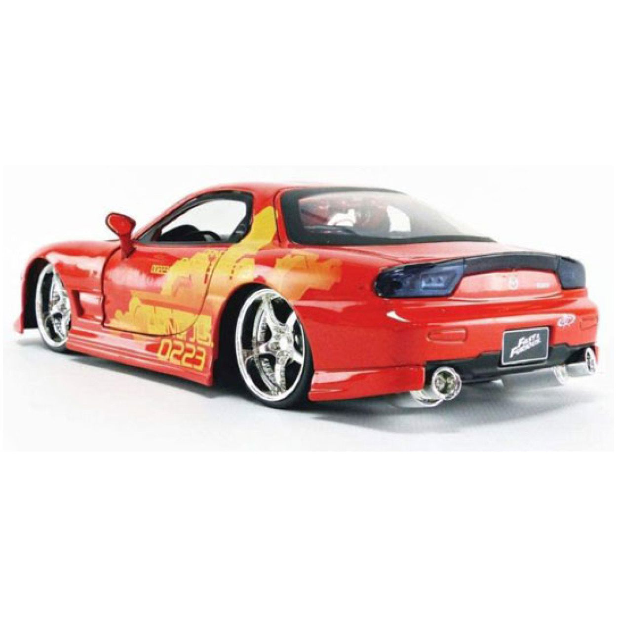 2 Fast 2 Furious - Orange Julius 1993 Mazda RX-7 FD 1:24 Scale Hollywood Ride