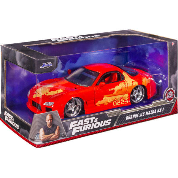 2 Fast 2 Furious - Orange Julius 1993 Mazda RX-7 FD 1:24 Scale Hollywood Ride