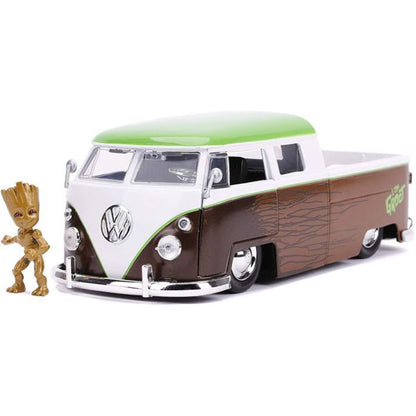 Guardians of the Galaxy: Vol. 2 - 1962 Volkswagon Bus with Groot 1:24 Scale Hollywood Ride