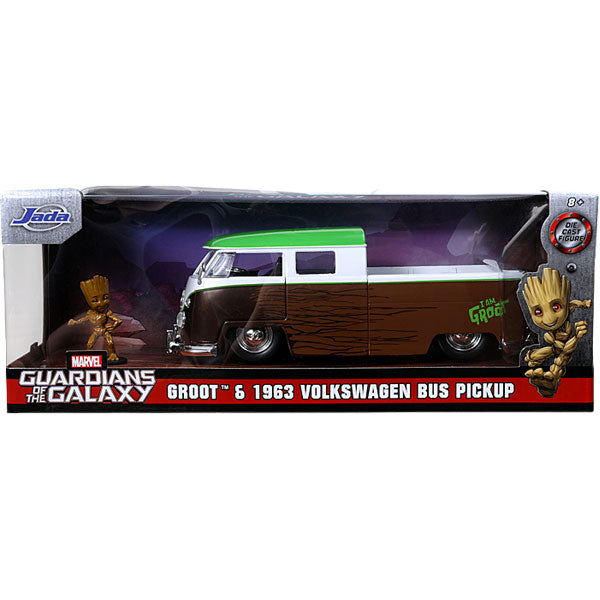 Guardians of the Galaxy: Vol. 2 - 1962 Volkswagon Bus with Groot 1:24 Scale Hollywood Ride