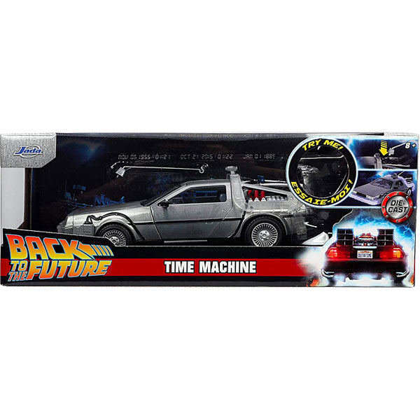 Back to the Future - DeLorean Time Machine 1:24 Scale Hollywood Ride