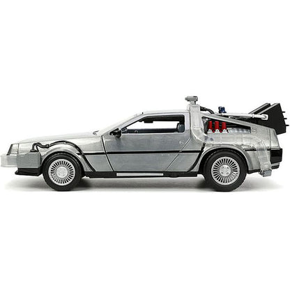 Back to the Future - DeLorean Time Machine 1:24 Scale Hollywood Ride