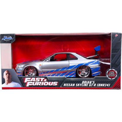 Fast and Furious - 2002 Nissan Skyline GT-R 1:24 Scale Hollywood Ride