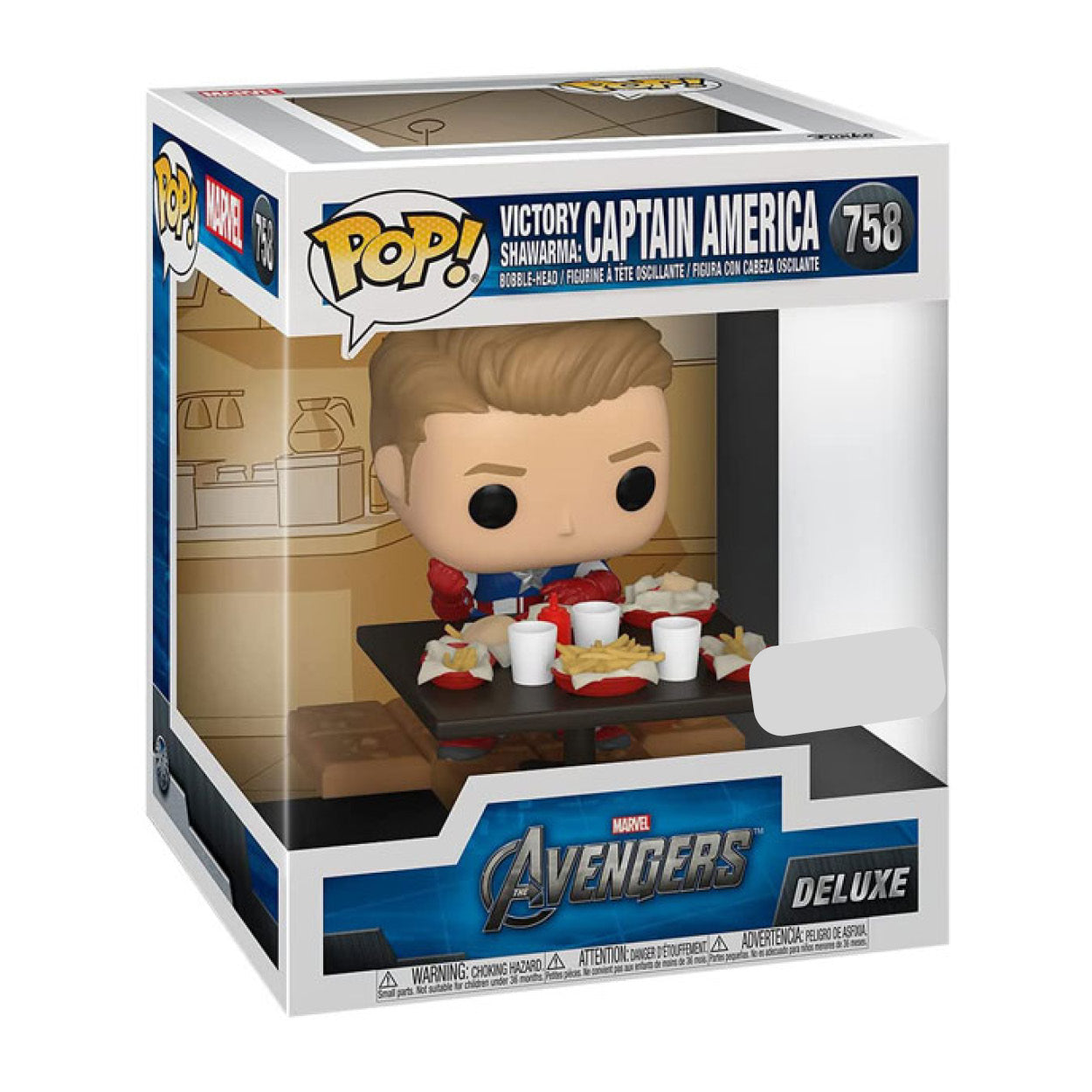 Avengers Movie - Captain America Shawarma US Exclusive Pop! Deluxe