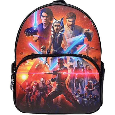 Image of Loungefly - Star Wars: The Clone Wars - Lightsaber Glow US Exclusive Mini Backpack