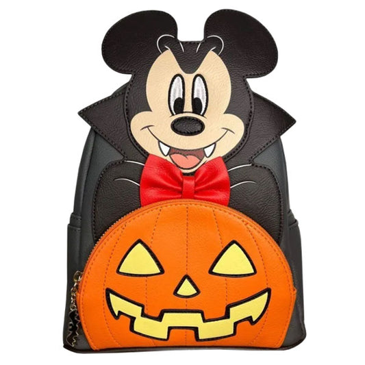 Loungefly - Disney - Mickey Vampire Pumpkin US Exclusive Mini Backpack