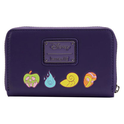 Loungefly - Disney Villains - In the Dark Zip Purse