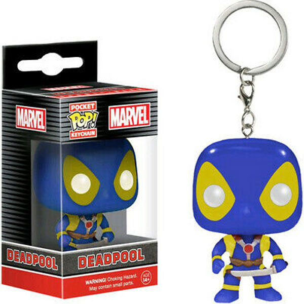 Deadpool - Deadpool Blue & Yellow US Exclusive Pocket Pop! Keychain