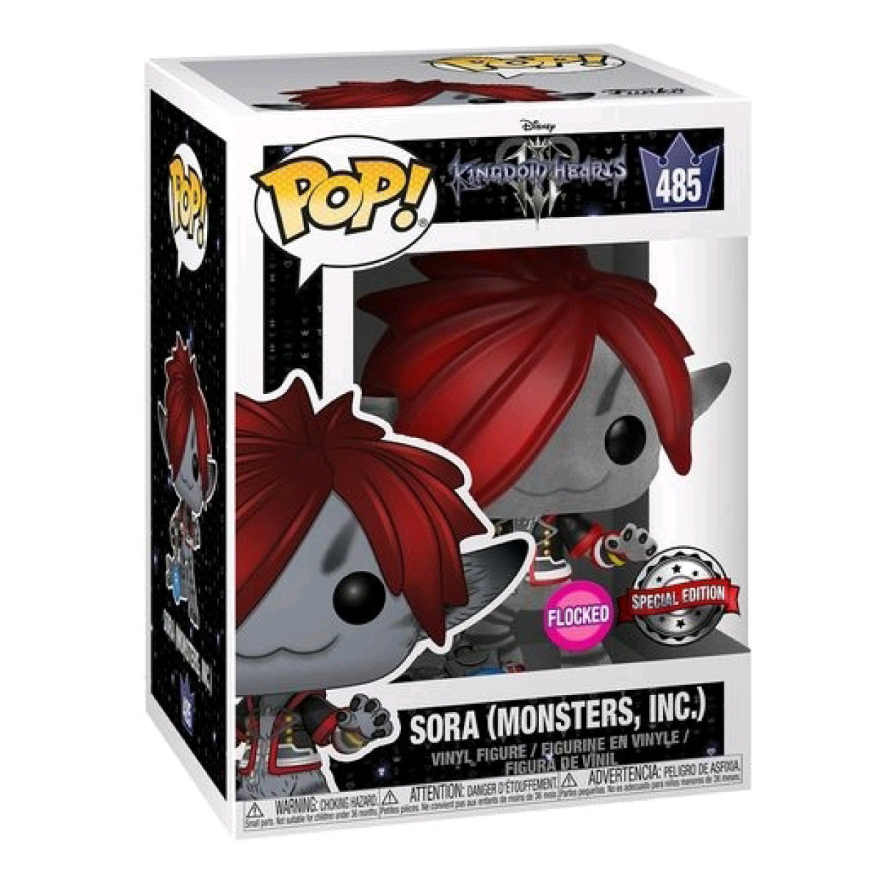 Kingdom Hearts III - Sora (Monsters Inc) Flocked US Exclusive Pop! Vinyl