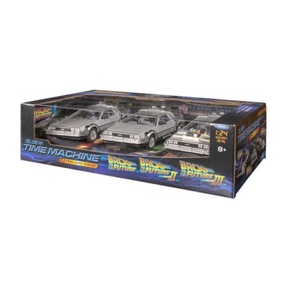 Back to the Future - DeLorean 1:24 Trilogy Gift (Set of 3)